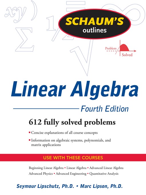 Title details for Linear Algebra by Seymour Lipschutz - Available
